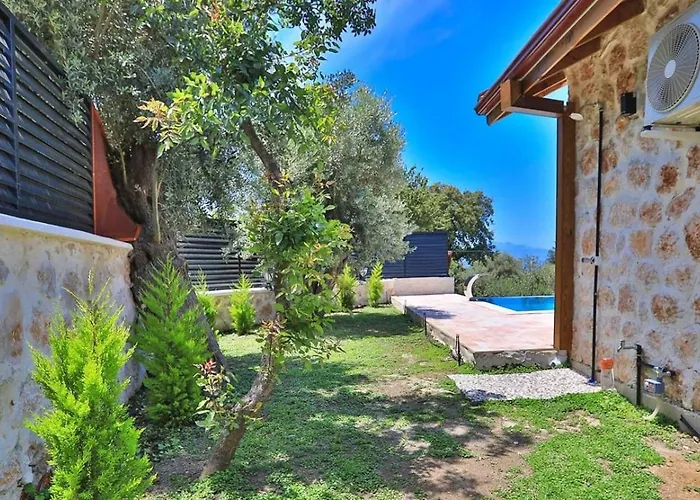 Uezuemlue 2 Bedroom Secluded With Private Pool Hot Tub * Kalkan